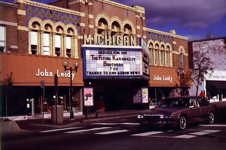Michigan Theatre - Old Marquee Shot (newer photo)